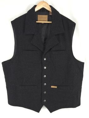 Powder River Outfitters Men's Montana Wool Vest